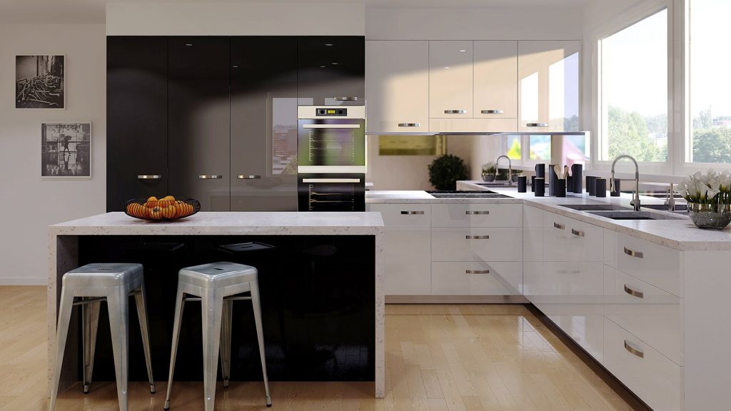 Acrylic Kitchen Cabinets Granite Countertops Quartz Countertops