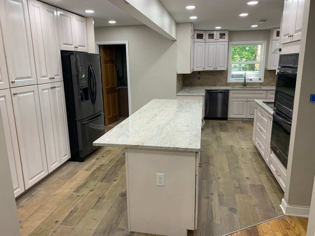 white washed stain kitchen cabinets