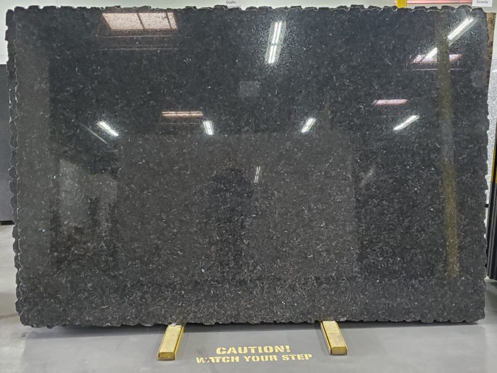 Blue Pearl granite slab