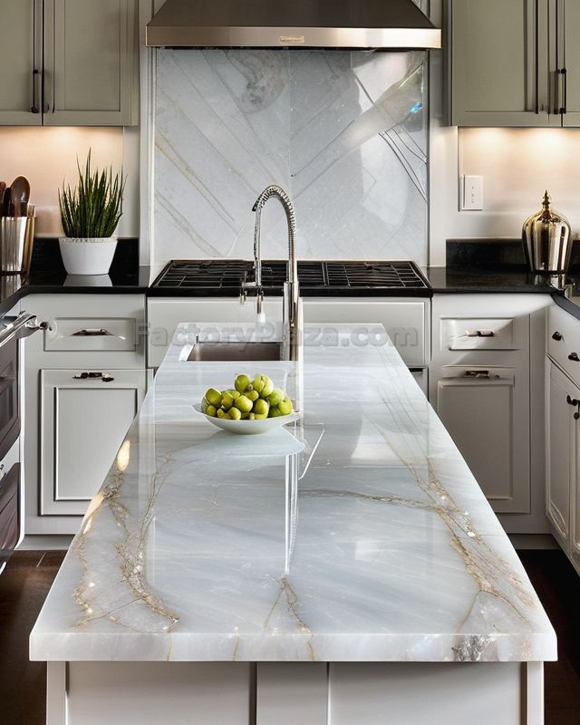 Cristallo island countertop